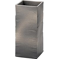 お値下げしました⤵信楽焼傘立て  六角茶彫 高さ４８cm Amazon｜信楽焼 へちもん 傘立 縦彫ひねり 六角｜傘立て